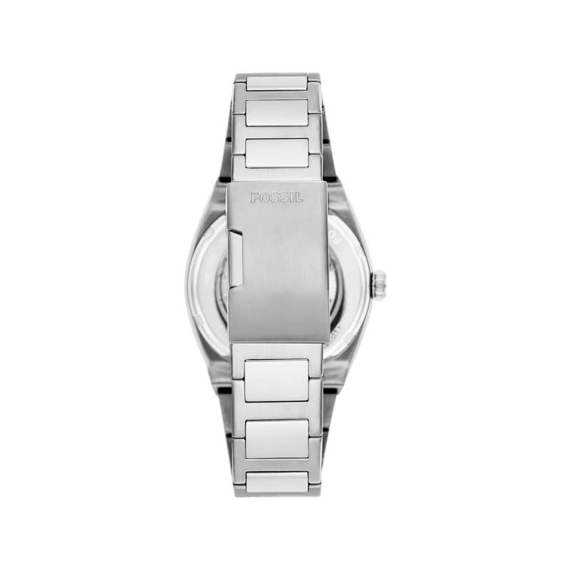 Montre FOSSIL homme automatique bracelet acier gris - vue 3