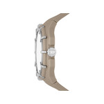 Montre DIESEL homme acier bracelet plastique marron - vue 2