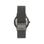 Montre FOSSIL homme automatique bracelet acier gris anthracite - vue 3