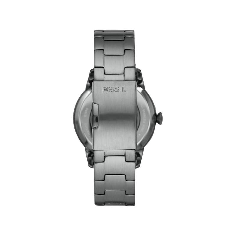 Montre FOSSIL homme automatique bracelet acier gris anthracite - vue 3
