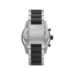 Montre DIESEL homme bracelet acier bicolore noir - vue 3