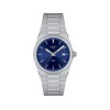 TISSOT T-CLASSIC PRX mixed blue dial stainless steel bracelet watch - view V1