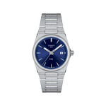 Montre TISSOT T-CLASSIC PRX mixte cadran bleu bracelet acier inoxydable - vue 1