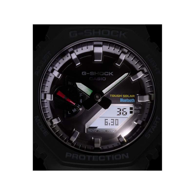 Montre G-SHOCK homme résine bracelet résine noire - vue D4