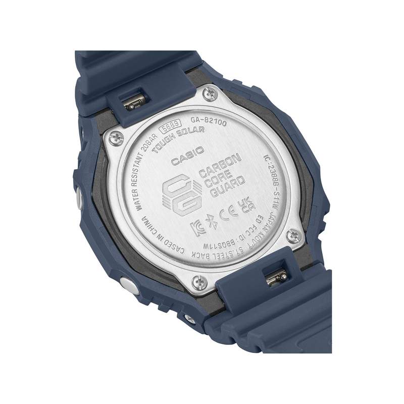 Montre G-SHOCK homme bracelet résine bleue - vue 3