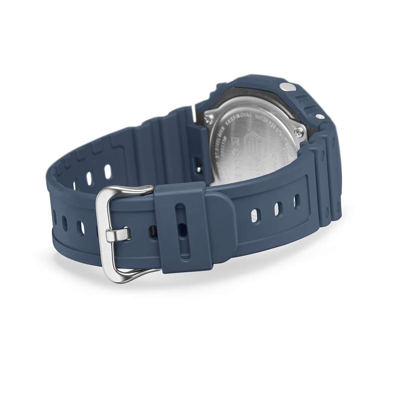 Montre G-SHOCK homme bracelet résine bleue - vue D1