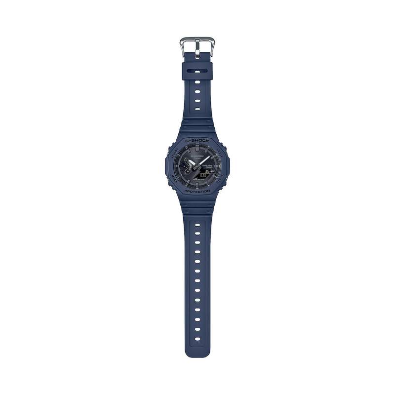Montre G-SHOCK homme bracelet résine bleue - vue D3
