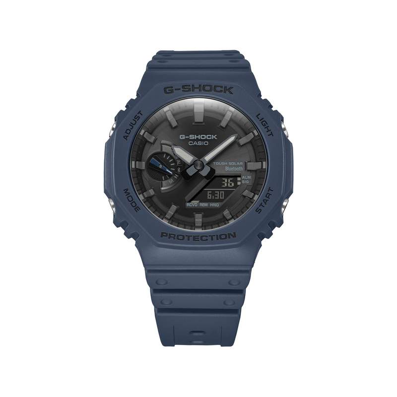 Montre G-SHOCK homme bracelet résine bleue - vue D5