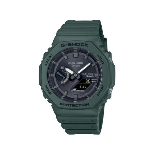 Montre G-SHOCK homme bracelet résine vert sapin