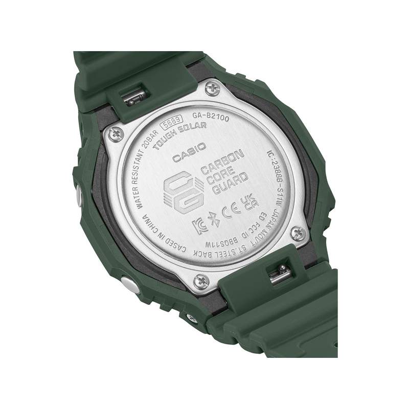 Montre G-SHOCK homme bracelet résine vert sapin - vue 3