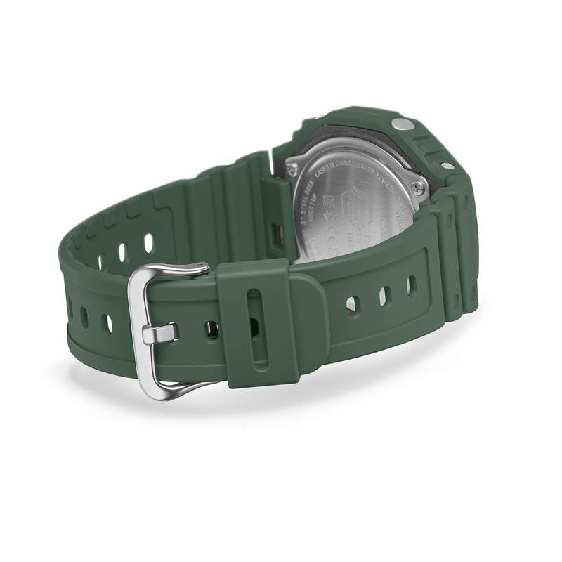 Montre G-SHOCK homme bracelet résine vert sapin - vue D1