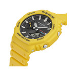 Montre G-SHOCK homme bracelet résine jaune - vue 2