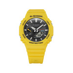 Montre G-SHOCK homme bracelet résine jaune - vue D5