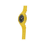 Montre G-SHOCK homme bracelet résine jaune - vue D6