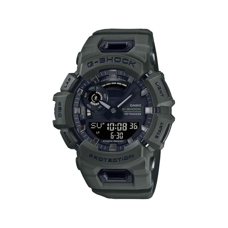 Montre G-SHOCK homme bracelet résine vert foncé - vue 1