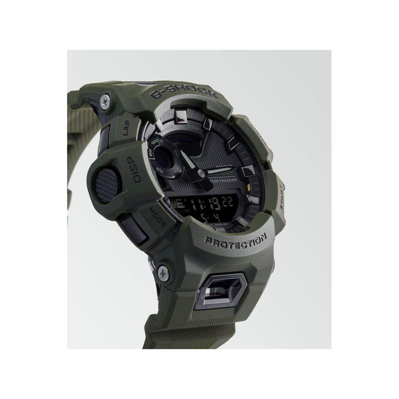 Montre G-SHOCK homme bracelet résine vert foncé - vue 2