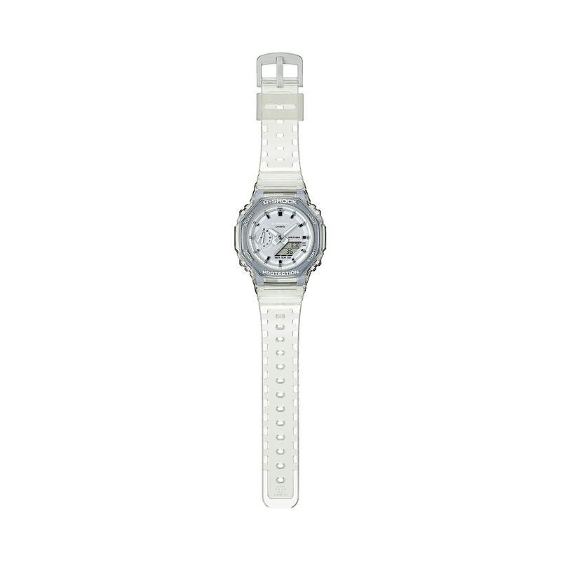 Montre G-SHOCK femme bracelet résine blanc - vue D3