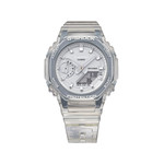 Montre G-SHOCK femme bracelet résine blanc - vue D5