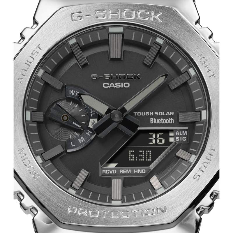 Montre G-SHOCK PREMIUM homme résine bracelet acier - vue D2