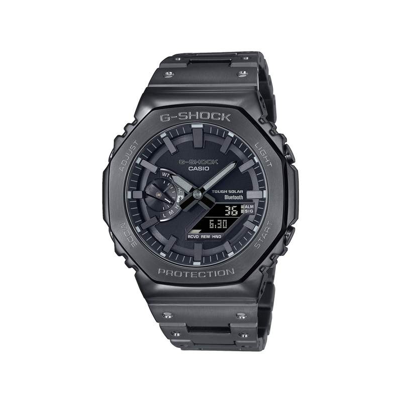 Montre G-SHOCK PREMIUM homme résine bracelet acier noir mat - vue 1
