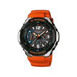 Montre G-SHOCK PREMIUM homme acier bracelet résine orange - vue 1