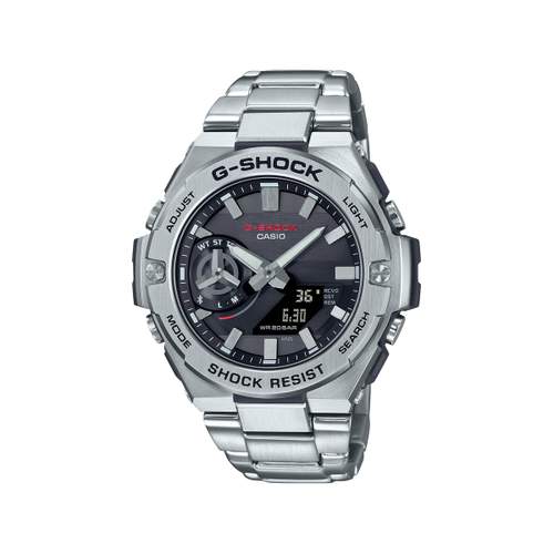 Montre G-SHOCK PREMIUM homme bracelet acier argent