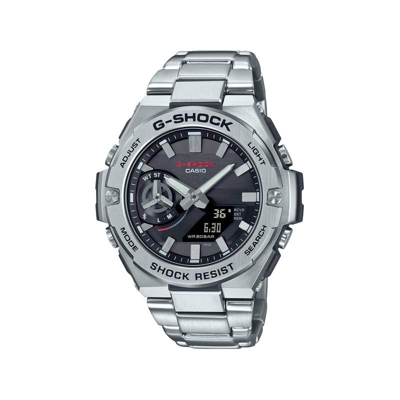 Montre G-SHOCK PREMIUM homme bracelet acier argent - vue 1