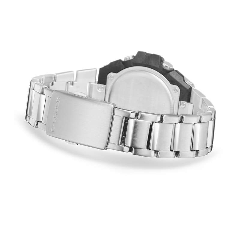 Montre G-SHOCK PREMIUM homme bracelet acier argent - vue D1