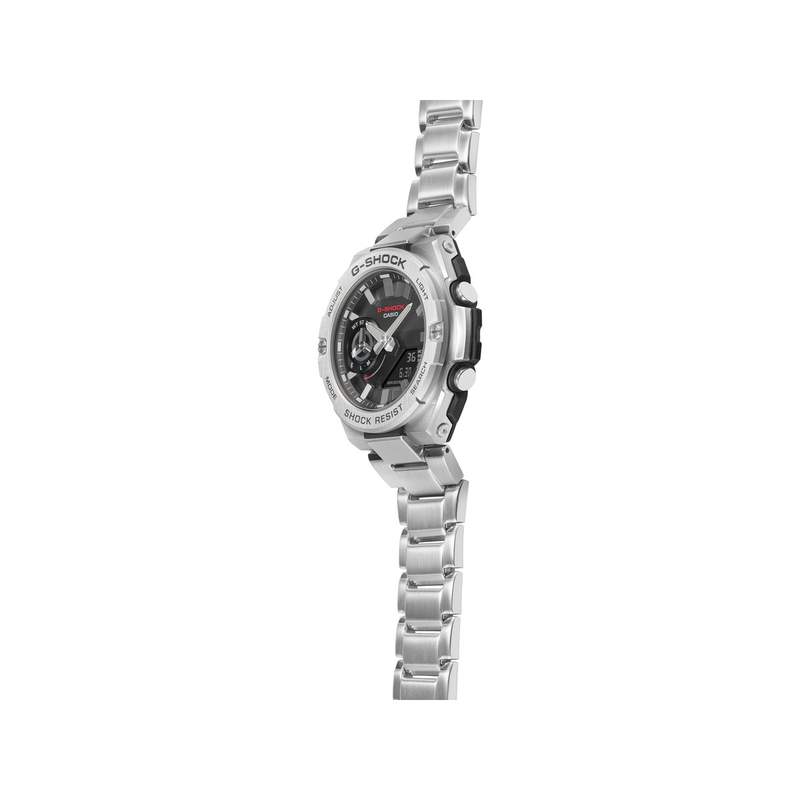 Montre G-SHOCK PREMIUM homme bracelet acier argent - vue D6