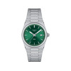Montre TISSOT T-CLASSIC PRX mixte cadran vert bracelet acier inoxydable - vue V1