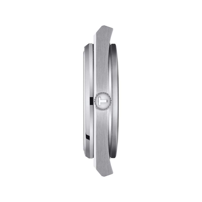 Montre TISSOT T-CLASSIC PRX homme cadran bleu bracelet cuir bleu - vue 2