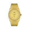 Montre TISSOT PRX T-classic homme bracelet acier doré jaune - vue V1