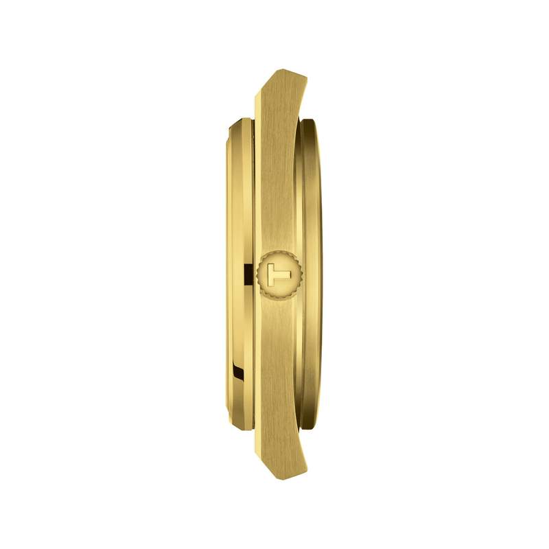 Montre TISSOT T-CLASSIC PRX homme cadran champagne bracelet PVD doré - vue 2