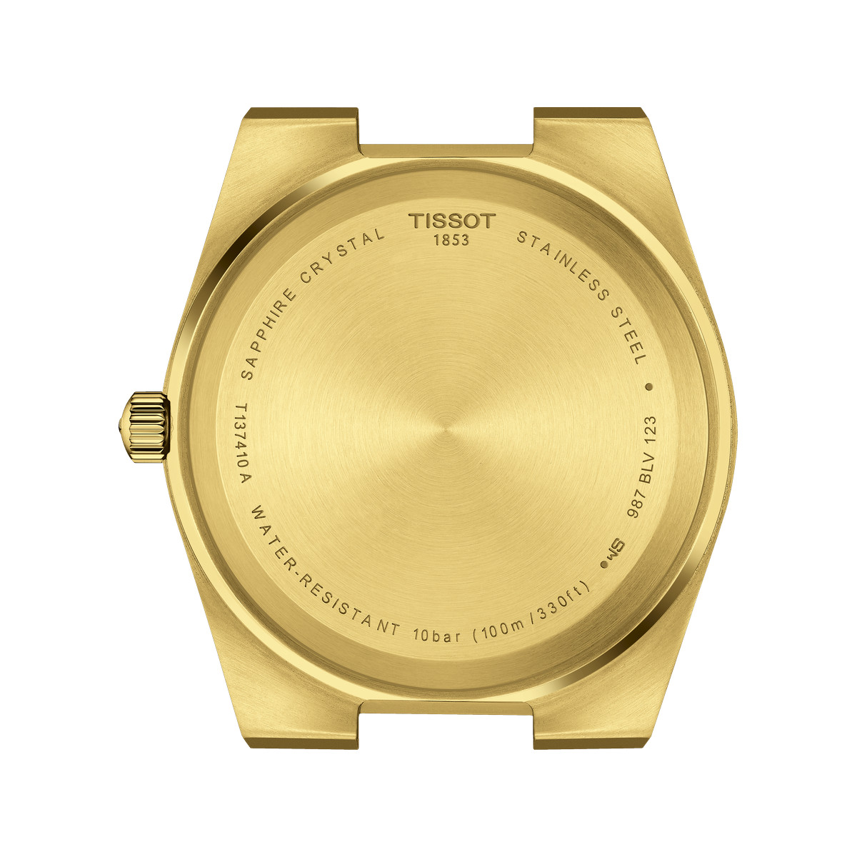Montre TISSOT T-CLASSIC PRX homme cadran champagne bracelet PVD doré - vue 3