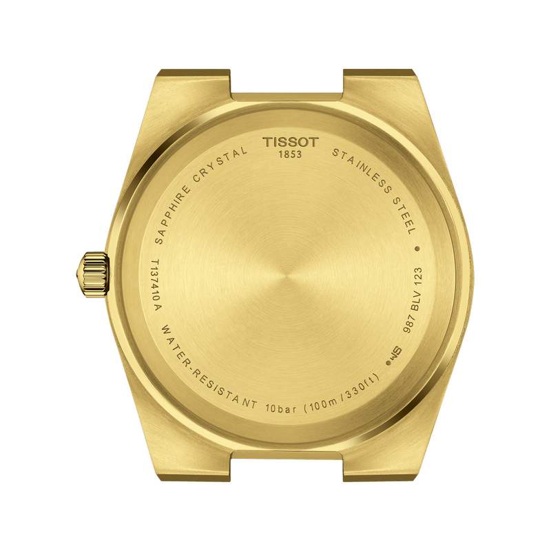 Montre TISSOT T-CLASSIC PRX homme cadran champagne bracelet PVD doré - vue 3