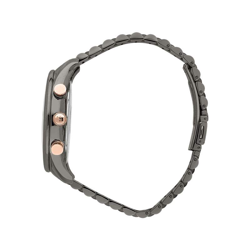 Montre MASERATI homme bracelet acier inoxydable gris foncé - vue 2