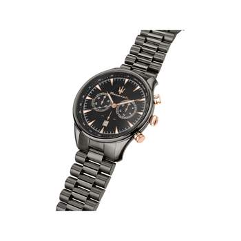 Montre MASERATI homme bracelet acier inoxydable gris foncé