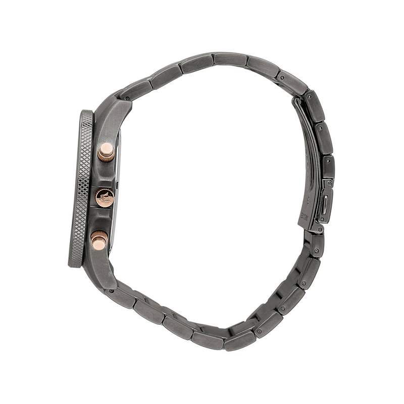 Montre MASERATI homme bracelet acier inoxydable gris fonce - vue 2