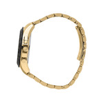 Montre MASERATI homme bracelet acier inoxydable doré jaune - vue 2