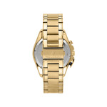 Montre MASERATI homme bracelet acier inoxydable doré jaune - vue 3