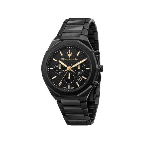 Montre MASERATI homme bracelet acier noir