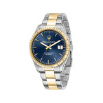 Montre MASERATI homme bracelet acier bicolore jaune - vue 1
