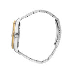 Montre MASERATI homme bracelet acier bicolore jaune - vue 2