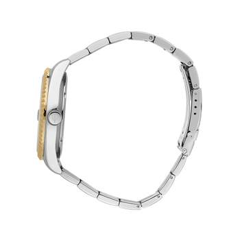 Montre MASERATI homme bracelet acier bicolore jaune