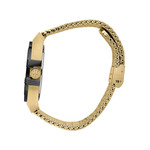 Montre MASERATI homme bracelet acier inoxydable doré jaune - vue 2