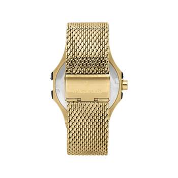 Montre MASERATI homme bracelet acier inoxydable doré jaune