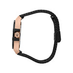 Montre MASERATI homme acier doré jaune bracelet acier  noir - vue 2