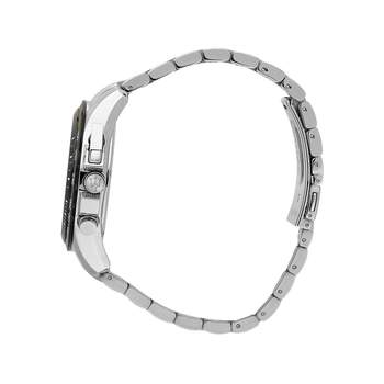 MASERATI herenhorloge met grijze roestvrijstalen armband