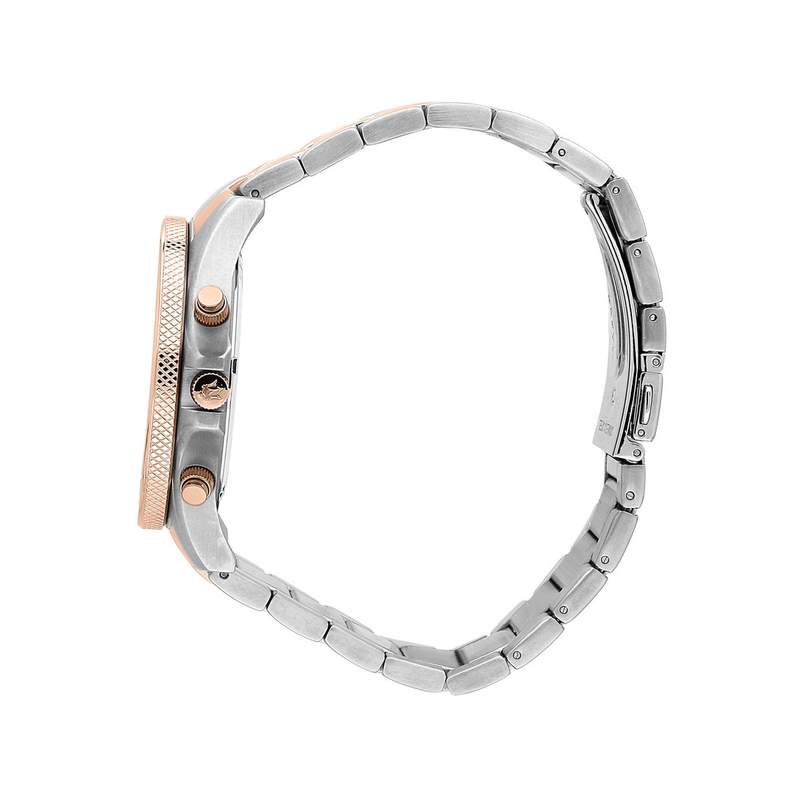 Montre MASERATI homme bracelet acier inoxydable bicolore rose - vue 2
