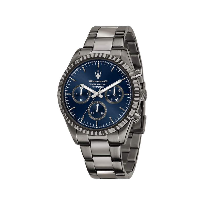 Montre MASERATI homme bracelet acier inoxydable gris foncé - vue 1